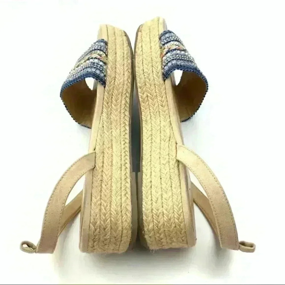 Kaari Blue Jessie Espadrille sandal 9 flatforms - Picture 5 of 11